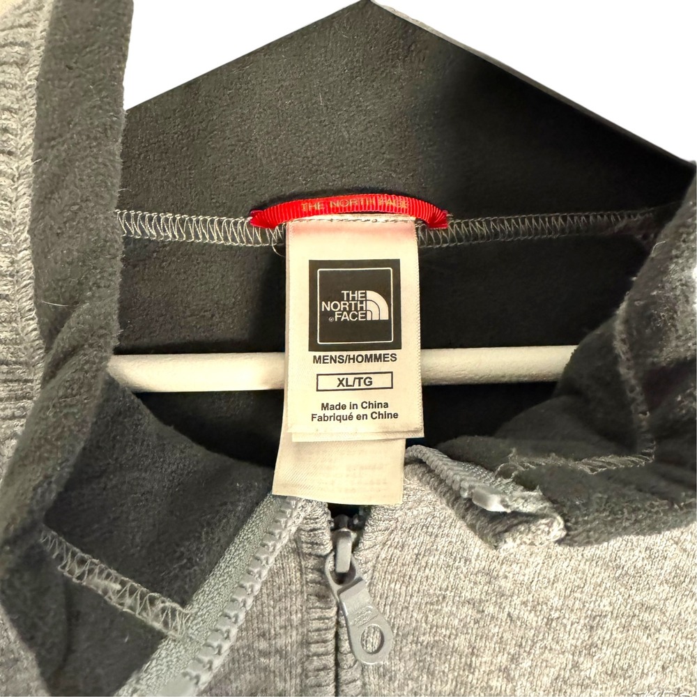 The North Face Quarter Zip Sweater XL Grey Cotton Wool Blend Gorpcore Outdoor - Picture 6 of 8